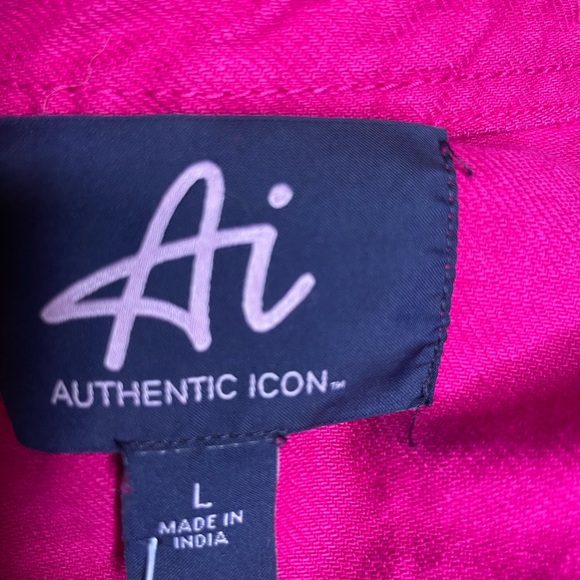 Authentic American Icon denim jacket size Lg - Picture 8 of 9